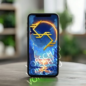 Telefon Hintergrundbild - Geldfluss mit dem Element Luft